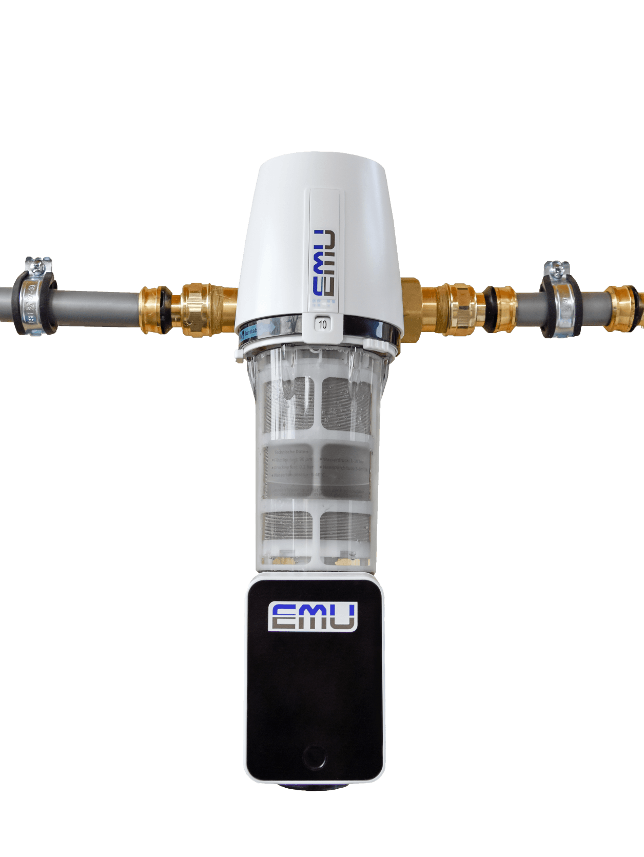 Rückspülfilter mit Druckminderer und Manometer - EMU Wasseraufbereitung